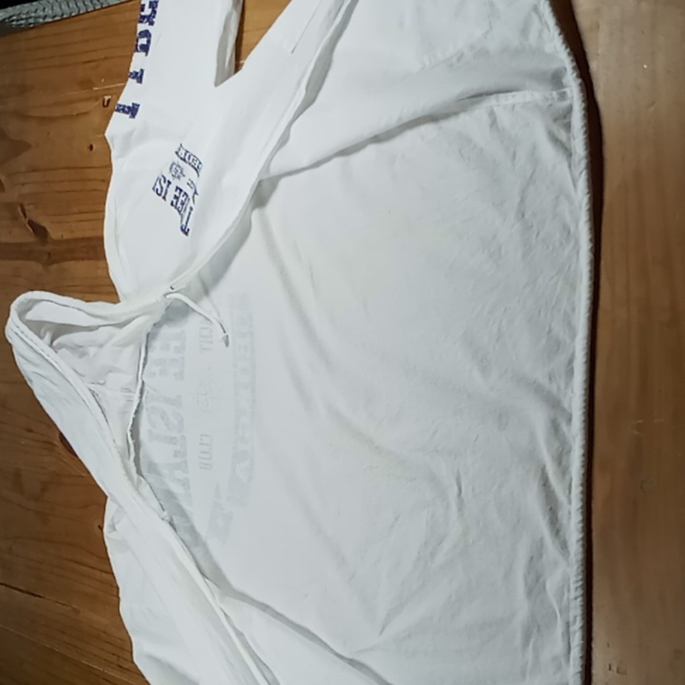 Art On T's White Full Zip Hooded Shacket Tybee Island Yacht Club  Size Medium - Picture 8 of 13